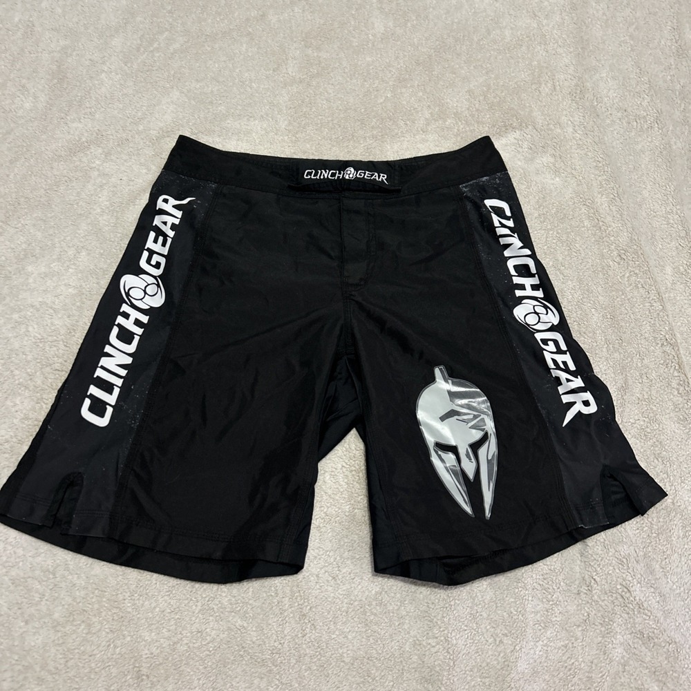 Clinch Gear Shorts Men‎ 34 Black Martial Arts Wrestling MMA Fighting Limited